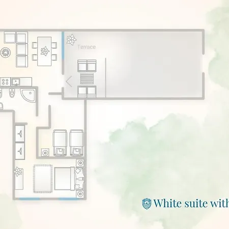 Apartment White With Private Terrace By Rent All Como